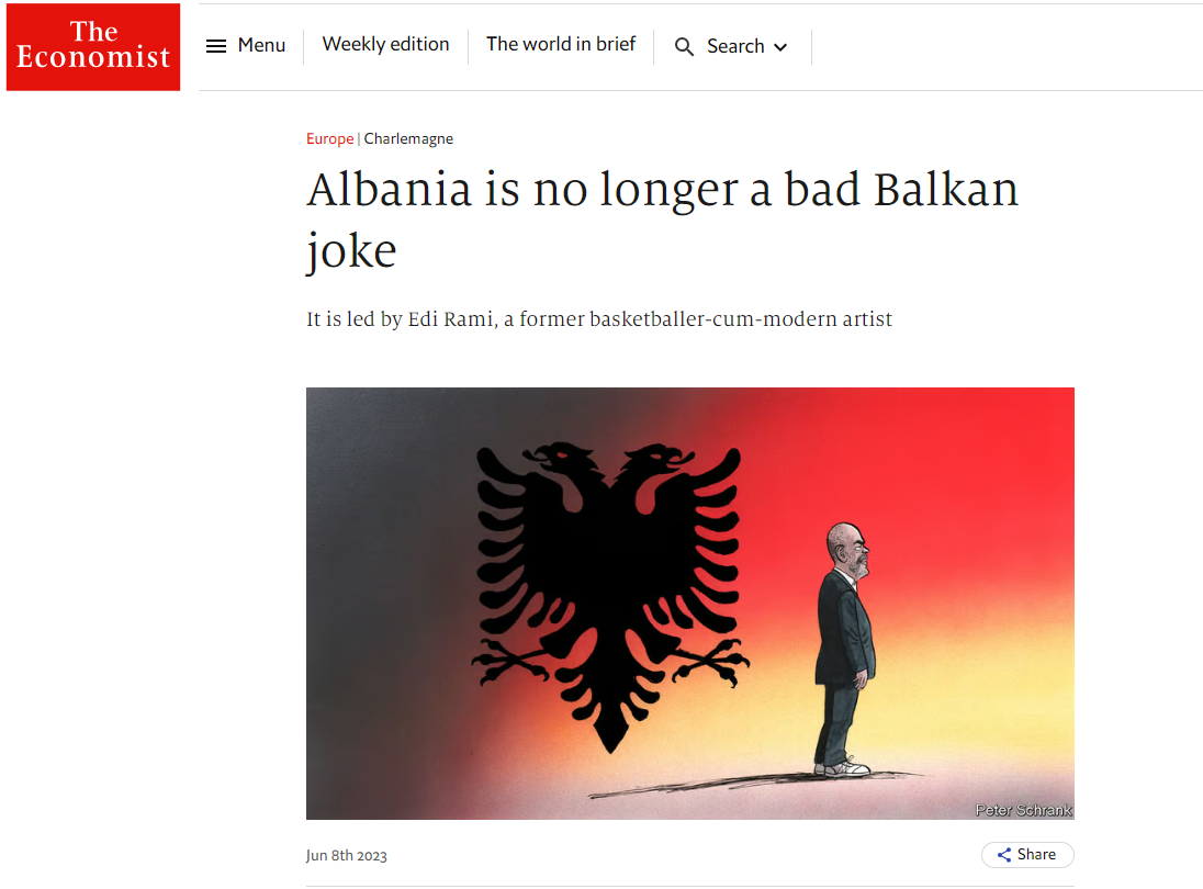 Albania is no longer a bad Balkan joke