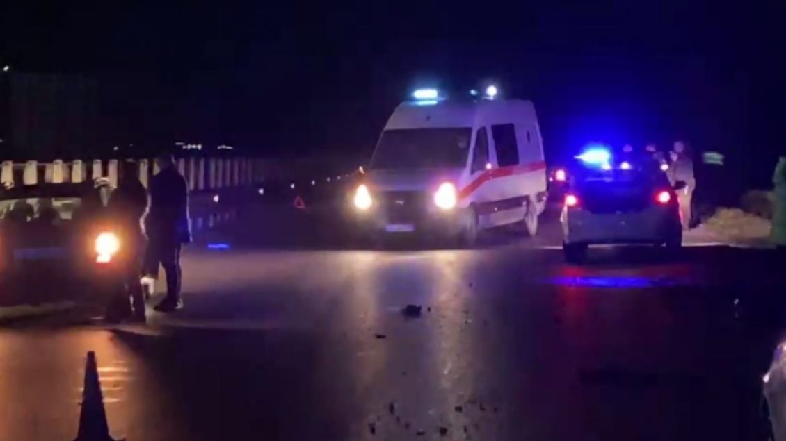 Lëndohen katër persona në një aksident në rrugën Prishtinë   Gjilan
