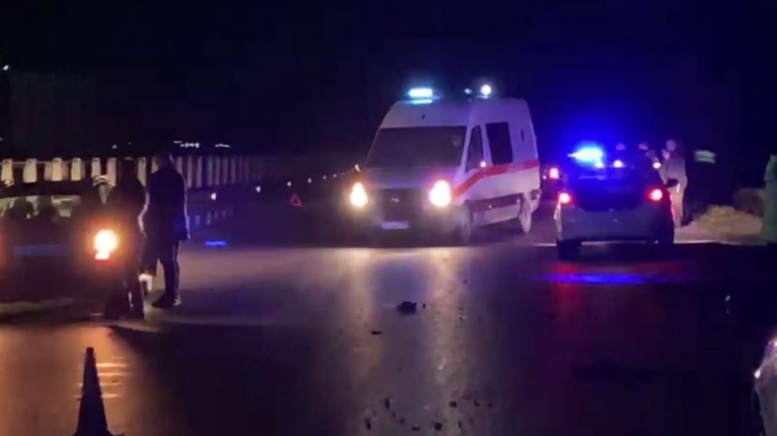 Lëndohen katër persona në një aksident në rrugën Prishtinë   Gjilan