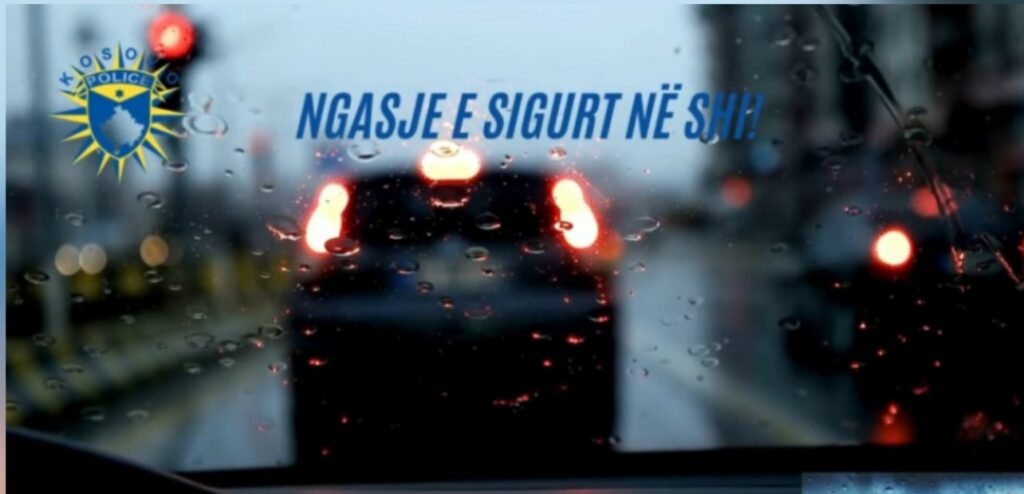 Reshje shiu në vend  Policia apelon për kujdes në trafik