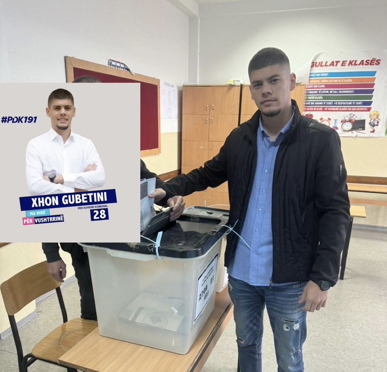 Djali i Gubetinëve  më i votuari ndër asamblistët e Vushtrrisë