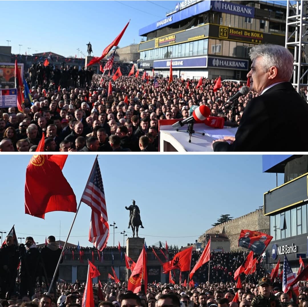 UÇK   SHPËRTHEU SI LLAVË VULLKANI NË MAQEDONI TË VERIUT