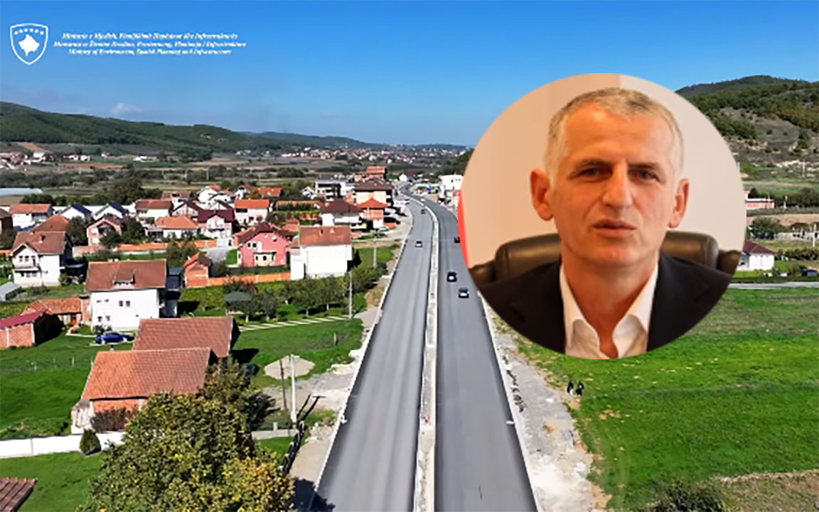 Durmishi e jep lajmin e mirë  85  e punimeve të rrugës Prishtinë   Podujevë kanë përfunduar 