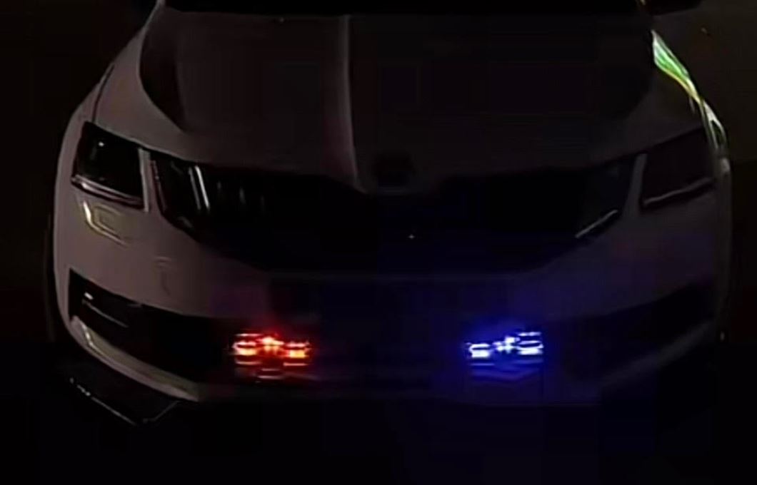 Gjobë ndaj shoferit që qarkullonte me drita rotative në Prishtinë