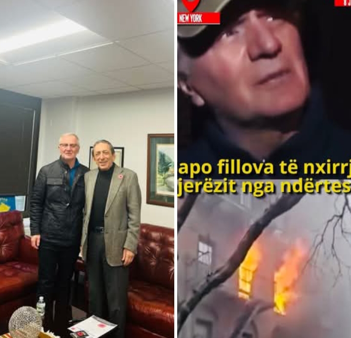 Ambasadori Reka pret në takim Brahim Gjokajn  shpëtimtarin e familjeve nga zjarri në Nju Jork