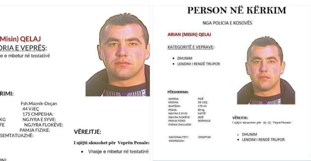 Kush është Arian Qelaj  i dyshuar për tentim vrasje në Pejë 