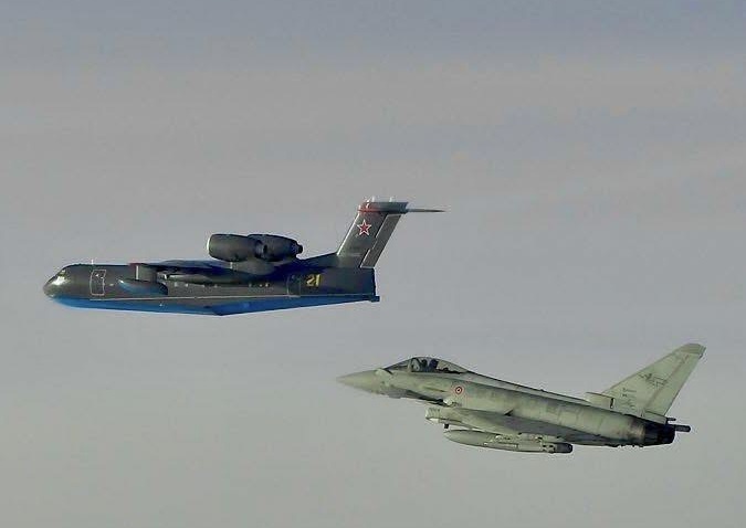 Avionët italianë të NATO s kapin avionin rus që po fluturonte nga Rusia drejt Detit Baltik