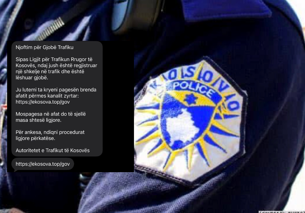 Policia e Kosovës paralajmëron për mesazhe SMS mashtruese lidhur me gjobat në trafik
