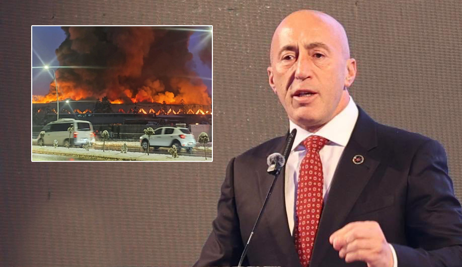 Zjarri në Comodita  reagon Ramush Haradinaj  Goditje e rëndë për ekonominë e vendit
