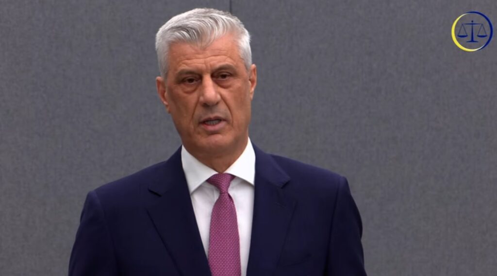 Thaçi në Hagë  I vetmi njeri që po bënte plane morbide ishte Millosheviqi