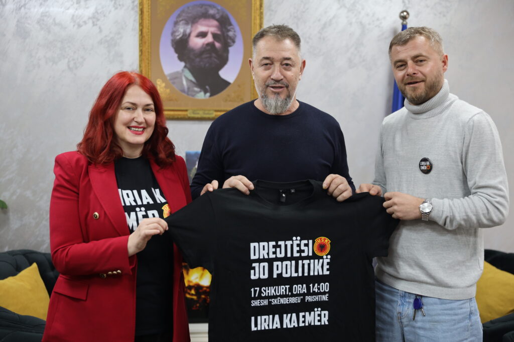Sami Lushtaku i jep mbështetje marshit  Drejtësi  jo politikë  më 17 shkurt