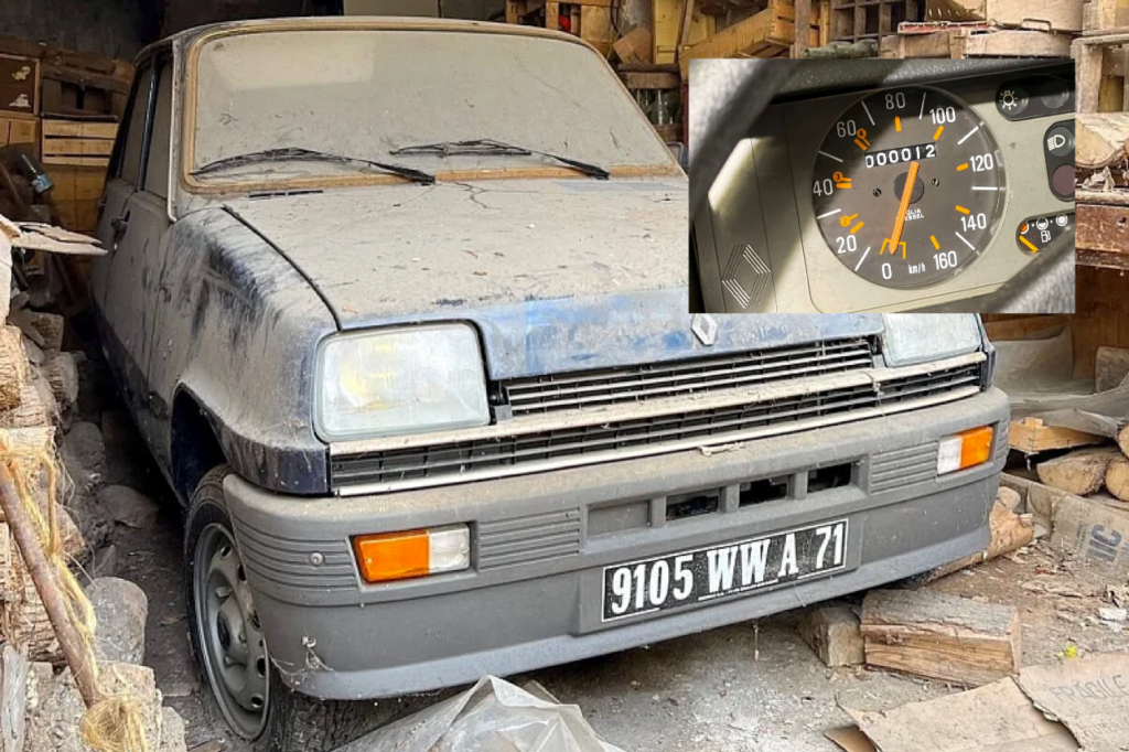U gjet pas 43 vitesh  Ky Renault 5 i braktisur  ka vetëm 12 km të përshkuara