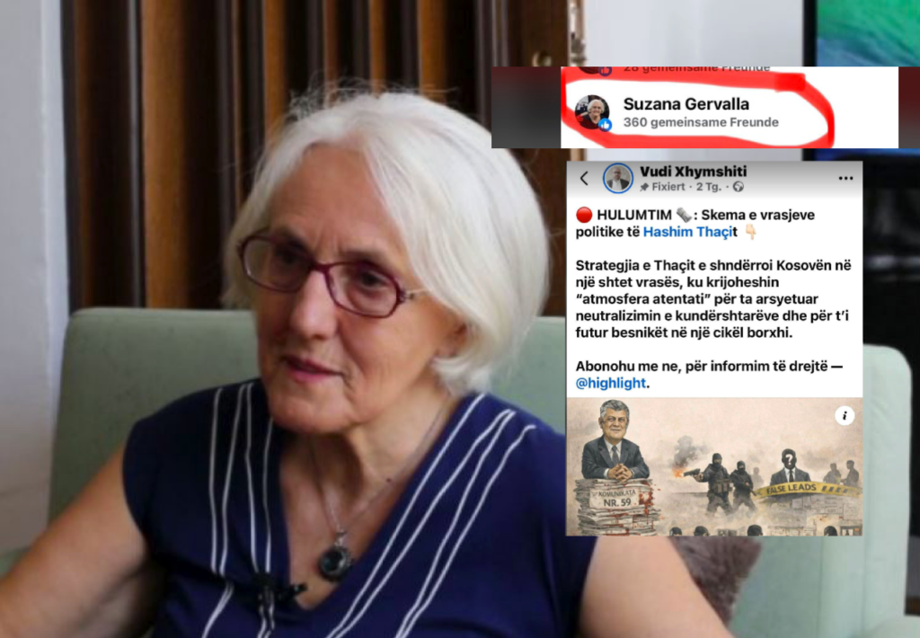 Nëna e Donika Gërvallës i  miraton  në Facebook pretendimet se Thaçi kishte organizuar skemë të vrasjeve