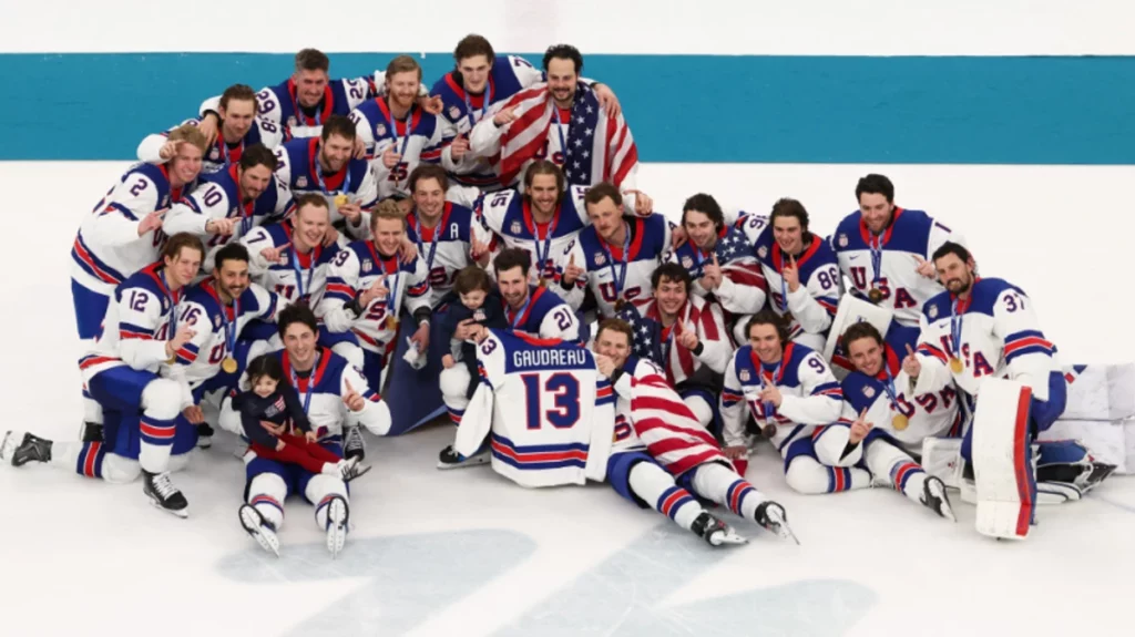 ShBA ja mposht Kanadanë në vazhdime dhe fiton medaljen e artë në hokej pas 46 vitesh