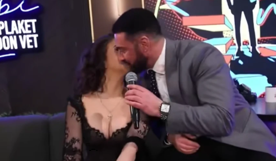 Robert Berisha e puth në buzë Vivien Thanon