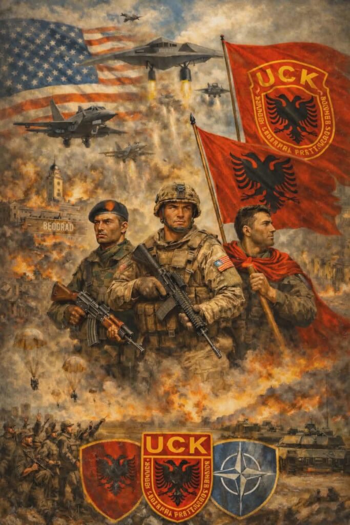 AMERIKA A E KA NDIHMUAR KOSOVËN NË LUFTËN KUNDËR SERBISË PUSHTUESE  APO E KA ÇLIRUAR KOSOVËN NGA SERBIA PUSHTUESE