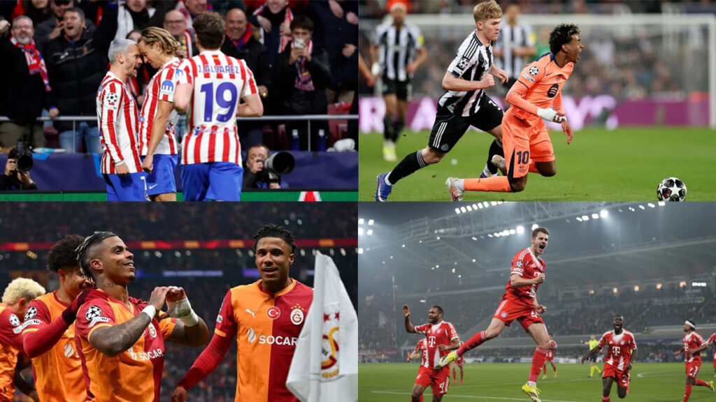 Champions League  Atletico shkatërron Tottenhamin  Bayern turpëron Atalantën   fiton Galatasaray  Barcelona shpëton në fund