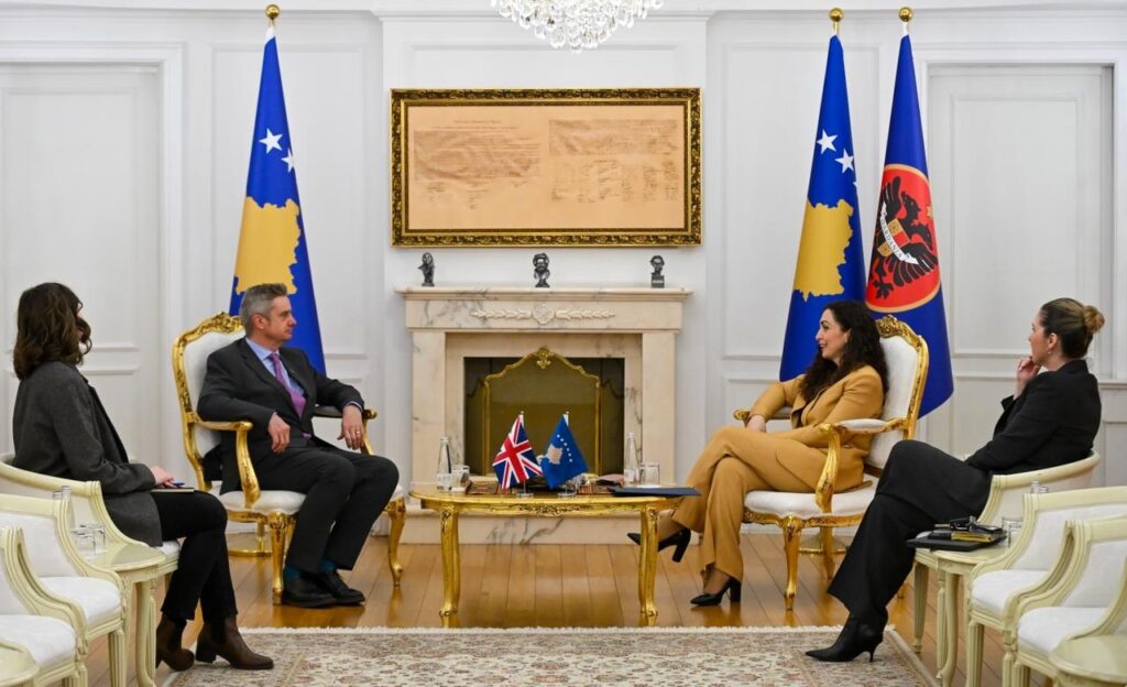 Osmani thekson përkushtimin e Kosovës për të thelluar bashkëpunimin me Britaninë