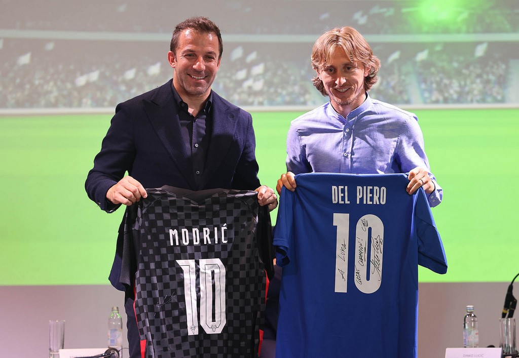 Del Piero bën shaka me Modriçin  Me cilësinë e ushqimit italian mund të luash deri 50 vjeç