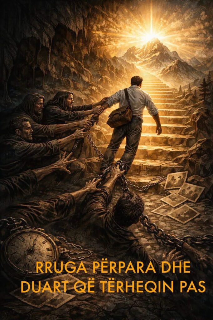 RRUGA PËRPARA DHE DUART QË TËRHEQIN PAS