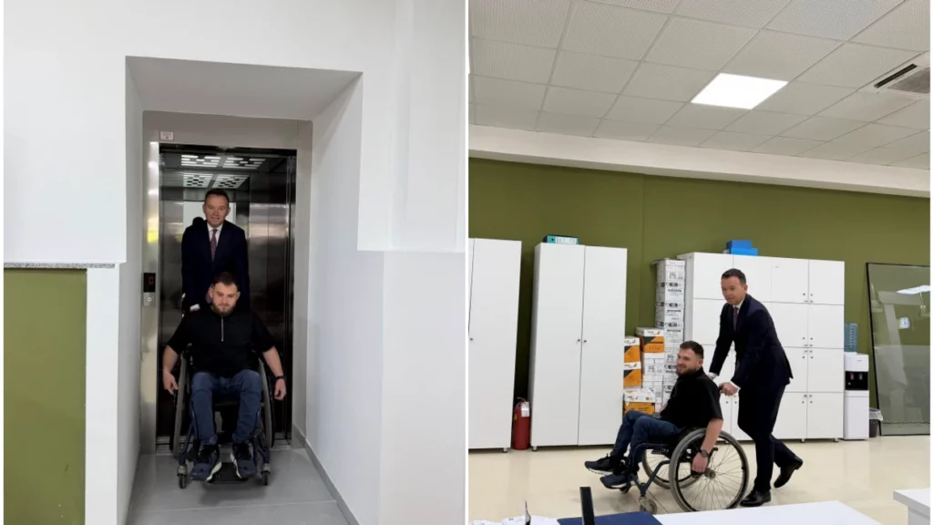 Peci  Objekti i komunës së Mitrovicës bëhet i qasshëm për personat me nevoja të veçanta