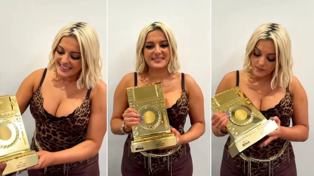 Bebe Rexha nderohet me çmimin  Female Icon Award 2026  nga EDMAwards
