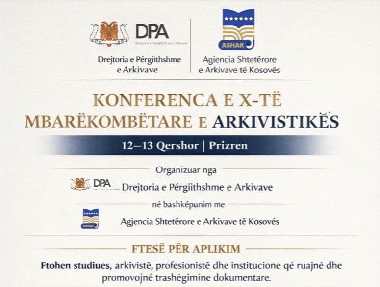 AShAK u dhe DPA ja bëjnë thirrje për konferencë shkencore  ftesa me gabime gjuhësore