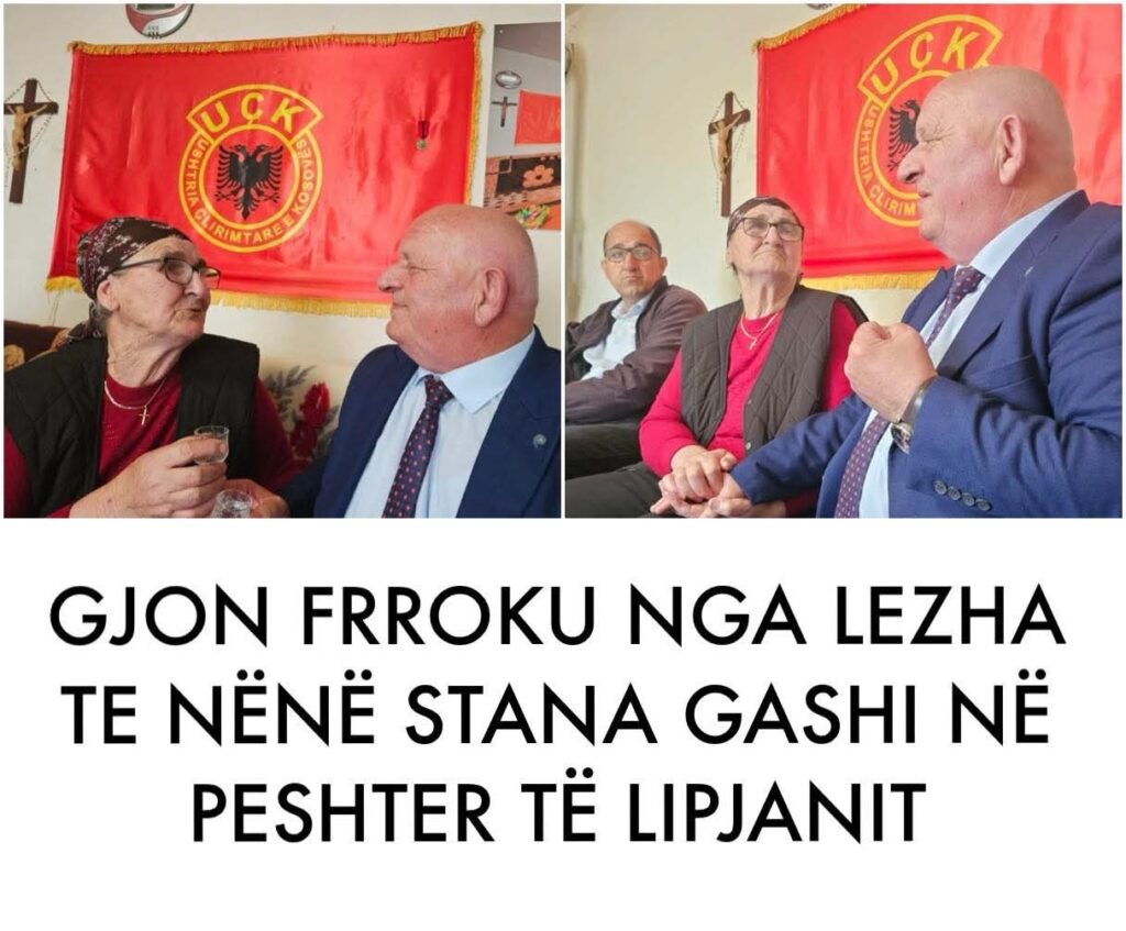 GJON FRROKU NGA LEZHA TE NËNË STANA GASHI NË PESHTER TË LIPJANIT