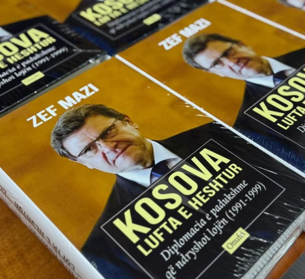 Në Prishtinë promovohet libri i ri i Zef Mazit për diplomacinë e padukshme të Kosovës