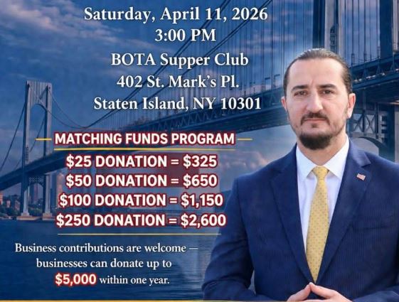 Multi millioneri Sal Rusi në mbështetje të Shpetim Qorrajt  kandidat për në Asamblenë e shtetit të New Yorkut