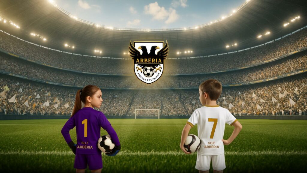 Akademia e Futbollit  Arbëria  synon të formojë kampionët e së ardhmes  video foto 