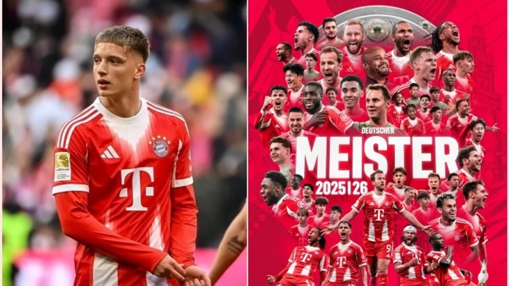 Një shqiptar kampion i Gjermanisë me Bayern Munich  Erblin Osmani futet në librat e historisë