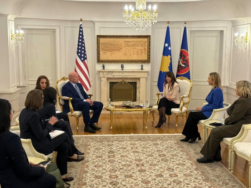 Haxhiu pret në takim ambasadorin amerikan në NATO  Matthew G  Whitaker