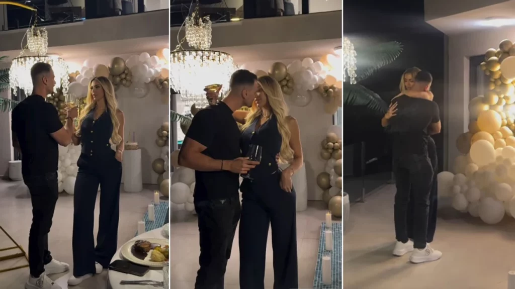 Brikena befason Mateon për ditëlindje  U rritsh me mua