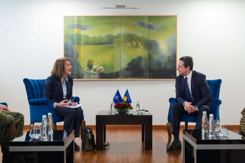 Kurti takon drejtoreshën e NATO s për operacione  theksohet bashkëpunimi dhe rruga e Kosovës drejt aleancës veriatlantike