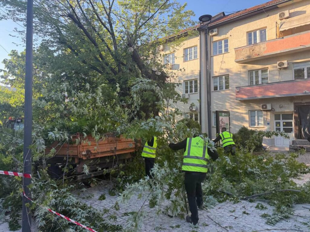 Erërat e forta shkaktojnë dëme në Prishtinë dhe Fushë Kosovë  intervenohet në 17 raste