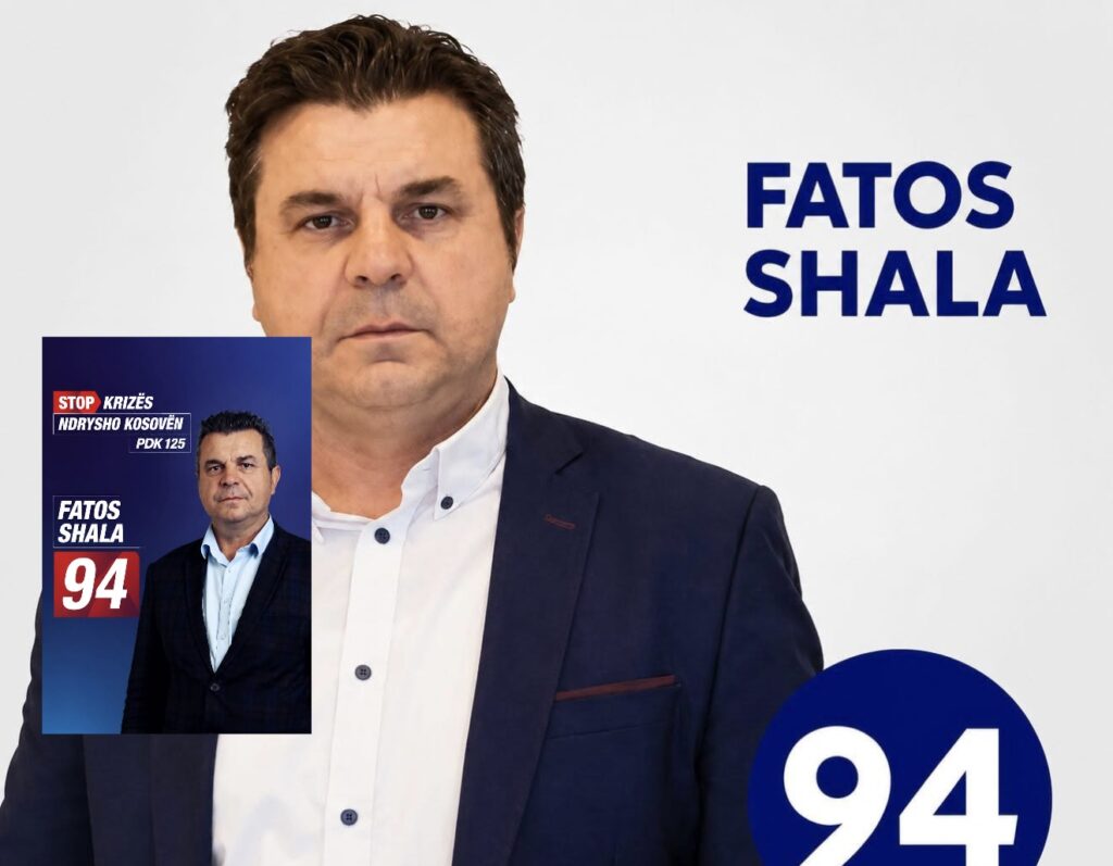 Fatos Shala  kandidati i PDK së me numrin 94  kërkon besimin e qytetarëve