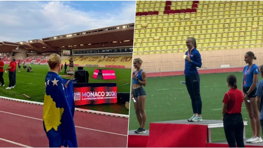 Gresa Bakraqi fiton medaljen e argjendtë në Kampionatin Evropian në Monako