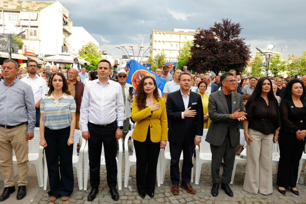 Vjosa Osmani nga Gjilani  Vota e Anamoravës është përgjigjja politike ndaj kujtdo që tenton të lëkundë themelet e shtetit
