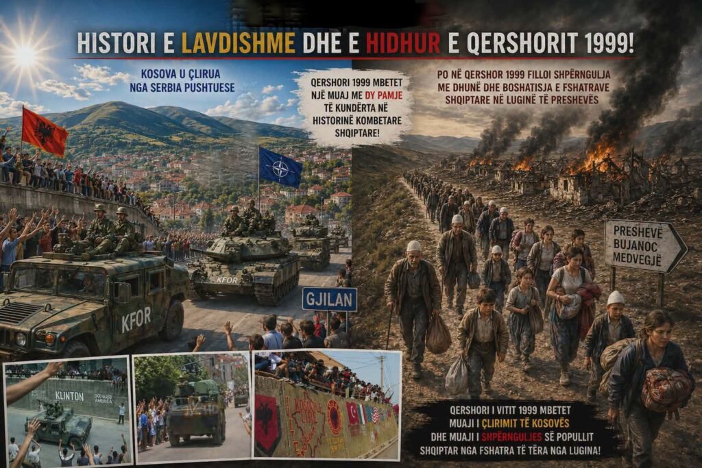 QERSHORI I VITIT 1999 SHENOI DY ZHVILLIME KREJTËSISHT TË KUNDËRTA PËR SHQIPTARËT