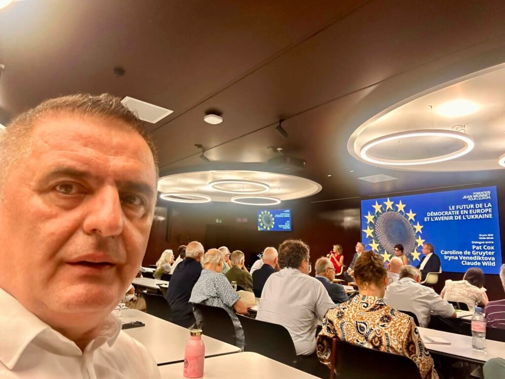 Në konferencën për Ukrainën në Lozanë  veprimtari Sali Bislimi ngre shqetësimin për Kosovën