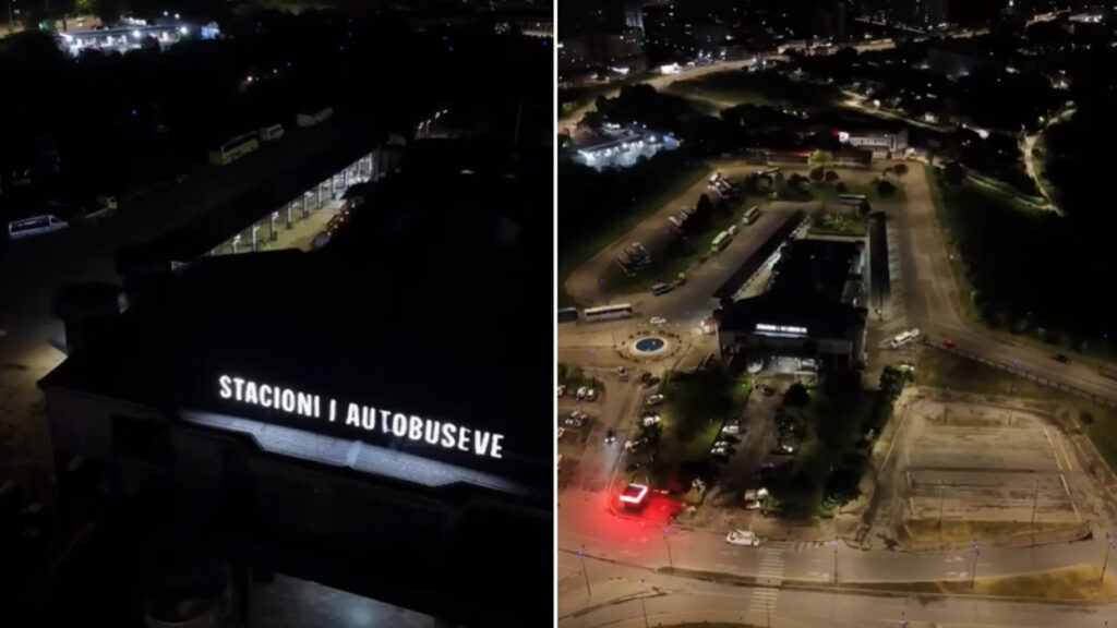 Komuna e Prishtinës vendos ndriçim  smart  te  Stacioni i Autobusëve 