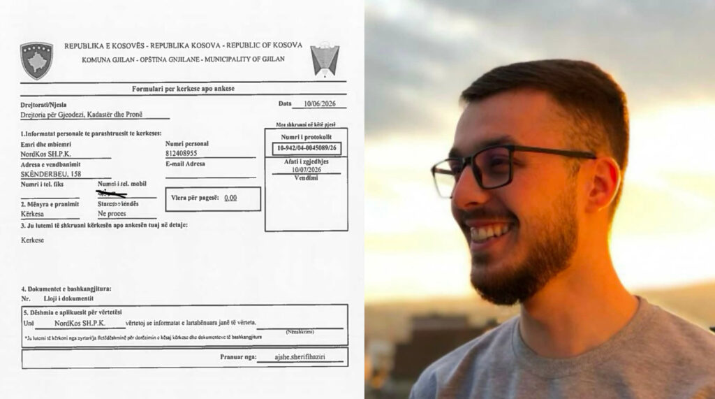Isufi  Në kërkesën për 75 hektarë tokë publike  si person kontaktues figuron anëtari i kabinetit të kryetarit Alban Hyseni
