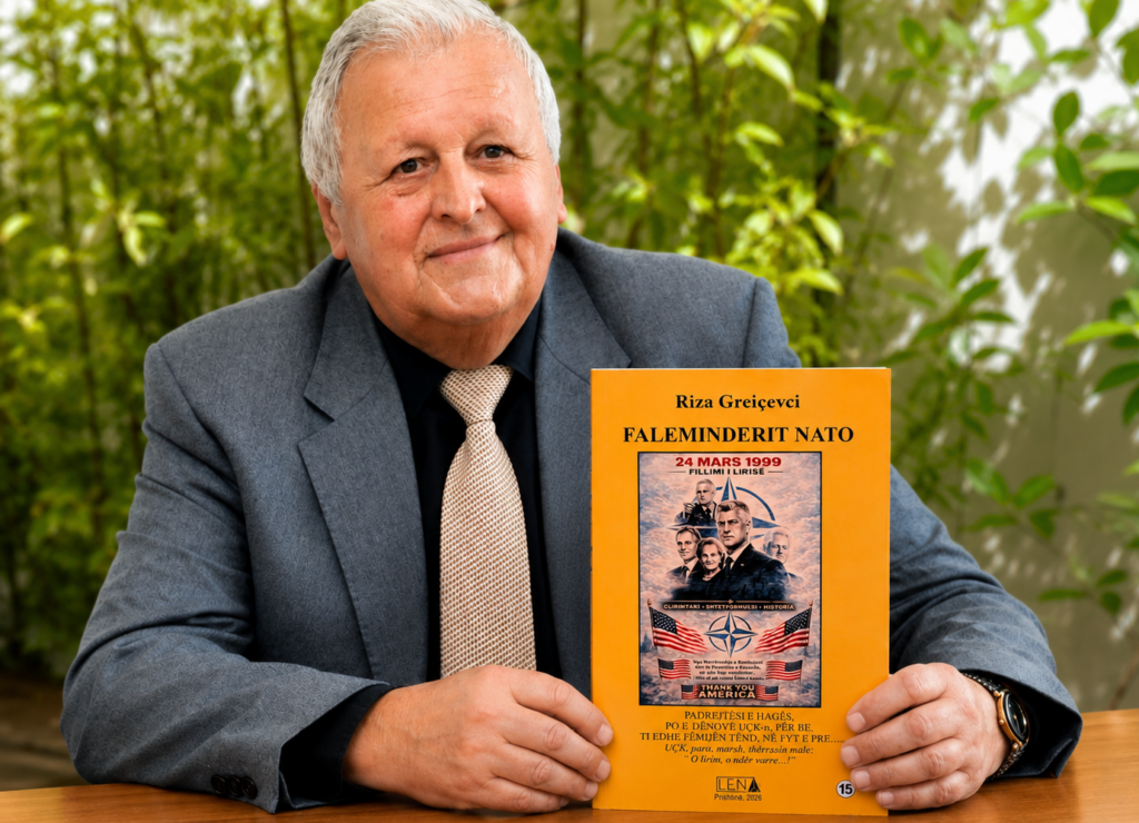 Promovohet libri më i ri i Riza Greiçevcit   Faleminderit NATO 