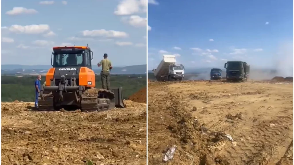 Vazhdon puna për shuarjen e zjarrit në deponinë e mbeturinave në Sferkë të Pejës