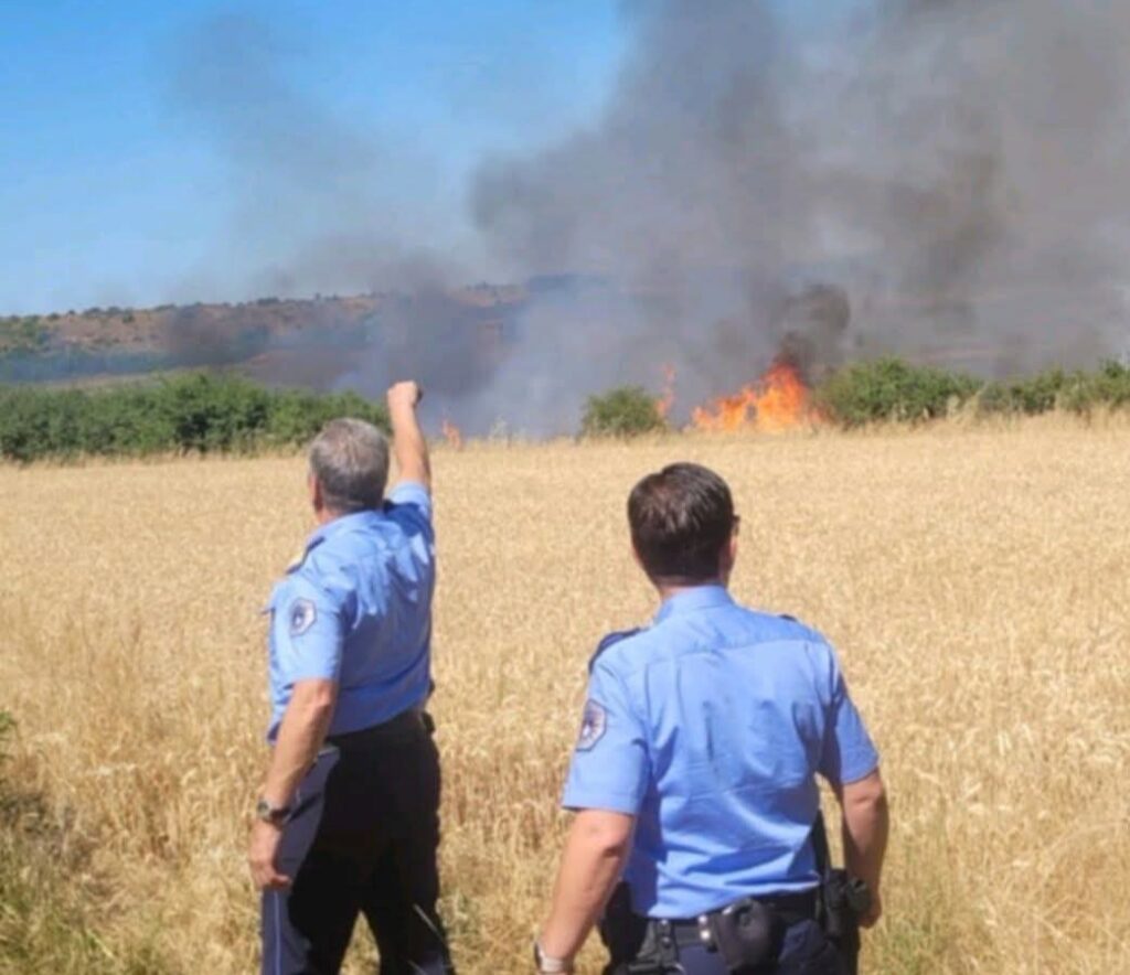 Policia e Ferizajt apelon për kujdes nga zjarret  Shmangni çdo veprim që mund të shkaktojë zjarr