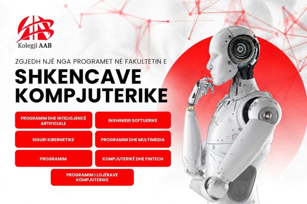 AAB hap regjistrimet në Fakultetin e Shkencave Kompjuterike  Programe inovative  bursë 30 
