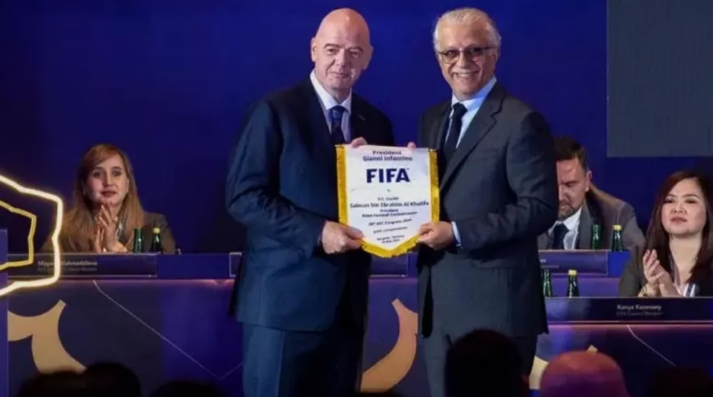 Kundër Infantinos del edhe Konfederata Aziatike e Futbollit