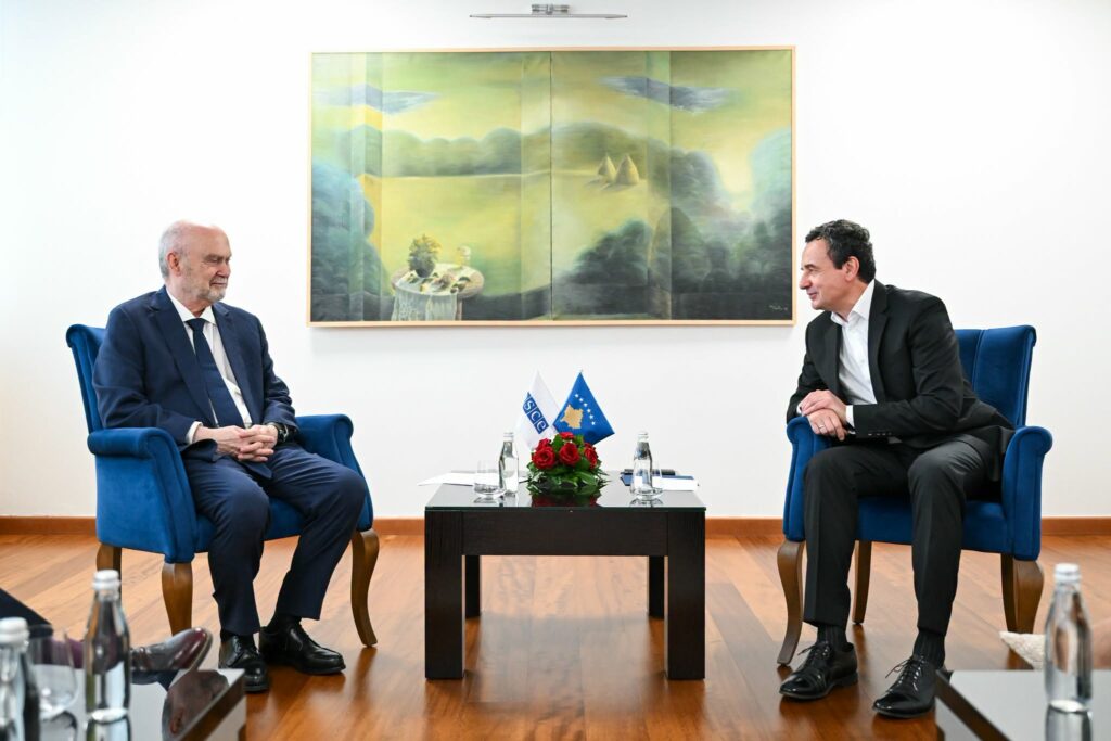 Kurti vlerëson kontributin e misionit të OSBE së në Kosovë