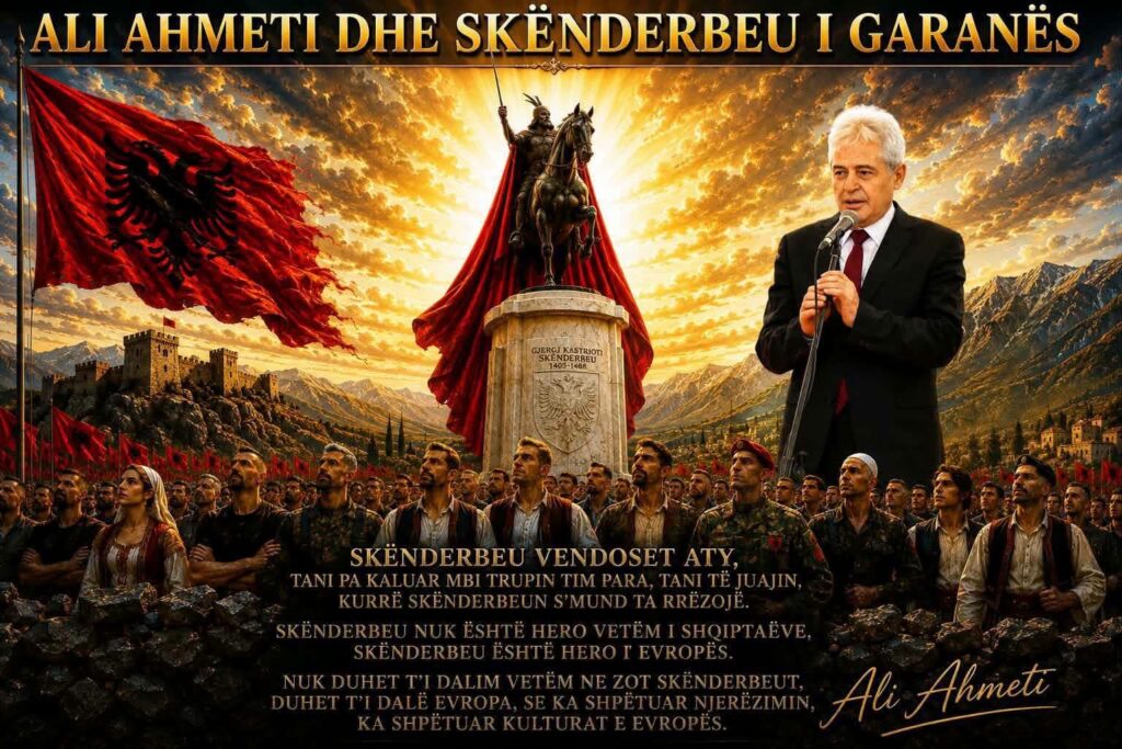 SKËNDERBEU VENDOSET ATY